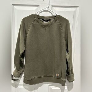 Carhartt Women’s Crewneck in Olive